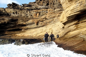 "Follow me, the entry point is just around the corner....... by Stuart Ganz 